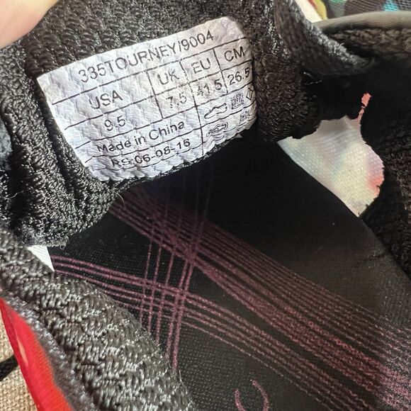 Vionic Tourney Shoes Sneakers Women’s 9.5 Black Pink Purple - Picture 10 of 10